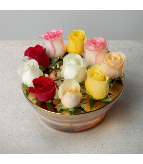 گلدان در طلایی ایکیا مدل AROMATISK