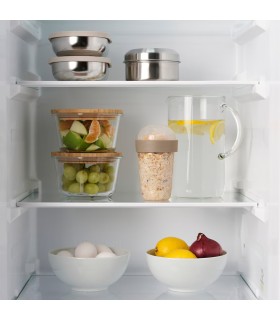 ظرف غذا همراه ایکیا مدل SPLITTERNY رنگ قهوه ایی