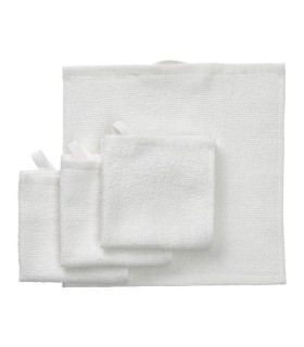 ست ۴ تایی حوله ایکیا مدل LUDDVIAL سایز 25x25