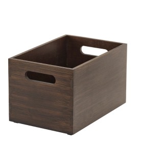 باکس چوبی ایکیا مدل UPPDATERA رنگ قهوه ایی تیره