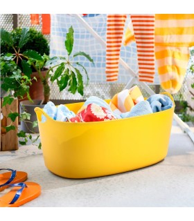 سبد لندری ایکیا مدل TORKIS رنگ زرد