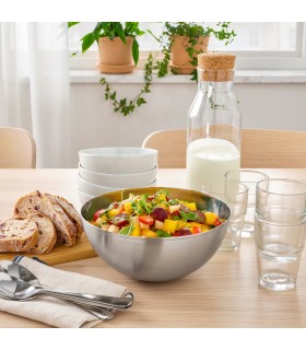 کاسه استیل ایکیا مدل BLANDA BLANK سایز 20