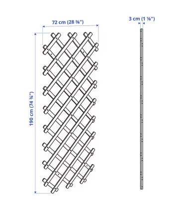 استند دیواری پیچک ایکیا مدل ASKHOLMEN