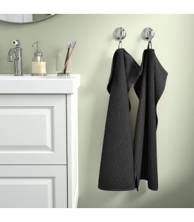 حوله ایکیا مدل GULVIAL سایز 40x70 رنگ مشکی