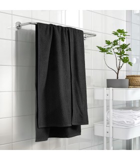 حوله ایکیا مدل GULVIAL سایز 70x140 رنگ مشکی