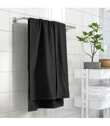 حوله ایکیا مدل GULVIAL سایز 70x140 رنگ مشکی