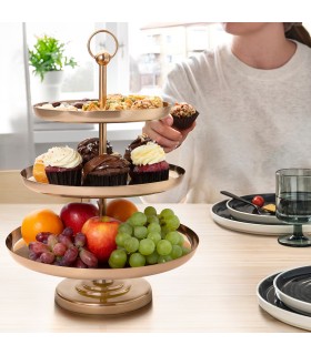 شیرینی خوری طلایی ایکیا مدل GOKVÄLLÅ