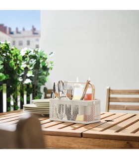 سرویس قاشق و چنگال به همراه استند ایکیا مدل VIMPELFISK