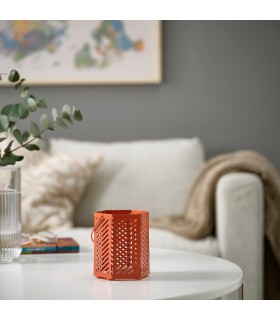 جا شمعی ایکیا مدل VÅRSYREN رنگ نارنجی