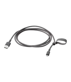 کابل شارژر ایکیا TYPE A به میکرو مدل LILLHULT خاکستری