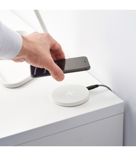 شارژر وایرلس ایکیا مدل LIVBOJ رنگ سفید