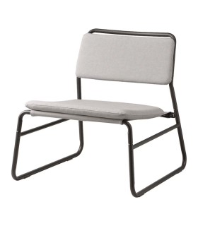 صندلی راحتی ایکیا مدل LINNEBACK خاکستری روشن