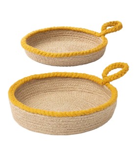 ست ۲ تایی سبد بافتنی ایکیا مدل MÄVINN