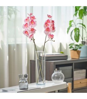 شاخه گل ارکیده صورتی ایکیا مدل SMYCKA