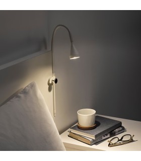 چراغ گیره دار LED ایکیا مدل NAVLINGE رنگ سفید