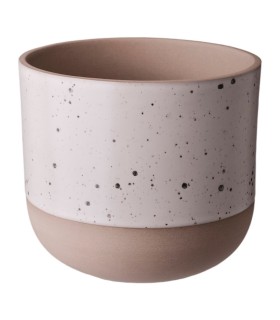 گلدان سرامیکی ایکیا مدل BUSKKAPRIFOL قطر ۱۵ سانتی متر