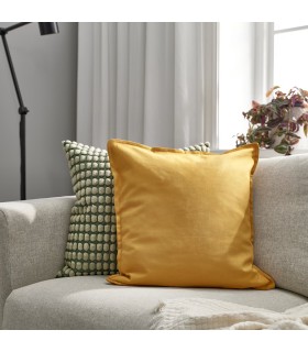 کاور کوسن ایکیا مدل GURLI رنگ طلایی مایل به زرد