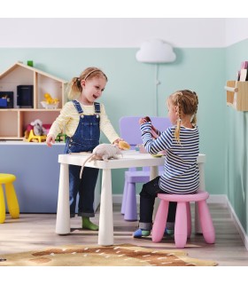 چهار پایه کودک ایکیا مدل MAMMUT رنگ صورتی