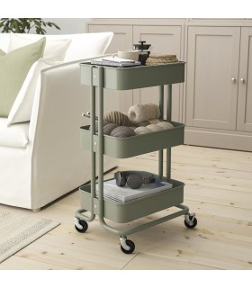 ترولی ایکیا مدل RASKOG رنگ سبز