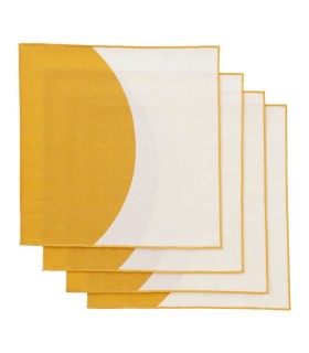 ست ۴ تایی دستمال سرو ایکیا مدل GOKVÄLLÅ