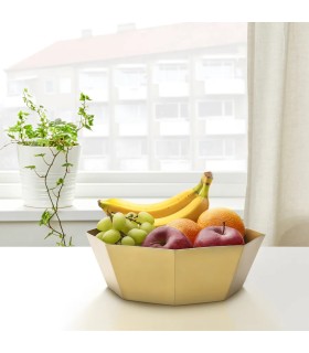 کاسه سرو طلایی ایکیا مدل GOKVÄLLÅ