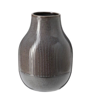 گلدان سفالی ایکیا GRADVIS رنگ زغالی