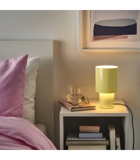 آباژور رو میزی ایکیا مدل SPETSBOJ رنگ زرد