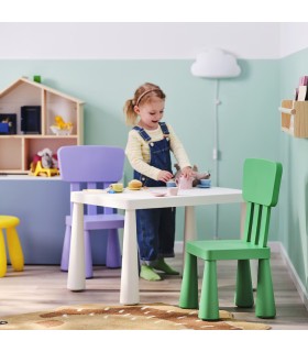 صندلی کودک ایکیا مدل MAMMUT سبز روشن