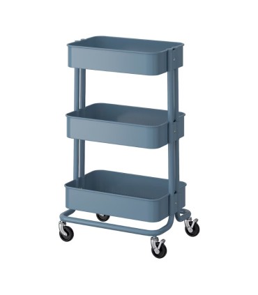 ترولی ایکیا مدل RASKOG رنگ آبی