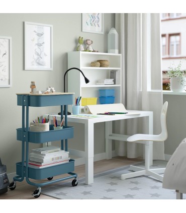 ترولی ایکیا مدل RASKOG رنگ آبی