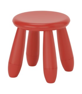 چهار پایه کودک ایکیا مدل MAMMUT رنگ قرمز