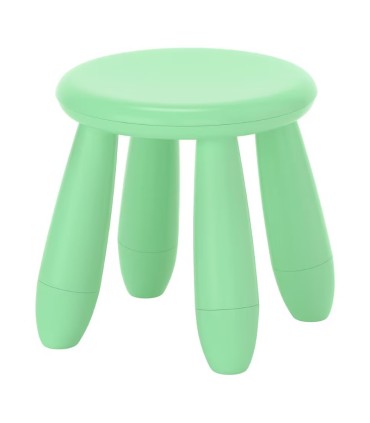 چهار پایه کودک ایکیا مدل MAMMUT سبز روشن