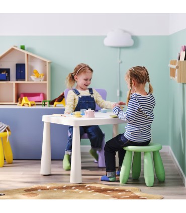 چهار پایه کودک ایکیا مدل MAMMUT سبز روشن