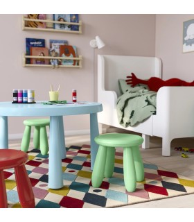 چهار پایه کودک ایکیا مدل MAMMUT سبز روشن