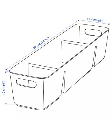 باکس نظم دهنده ایکیا مدل UPPDATERA سایز 50x12