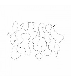 ریسه ایکیا مدل SKRUV دارای 48 لامپ