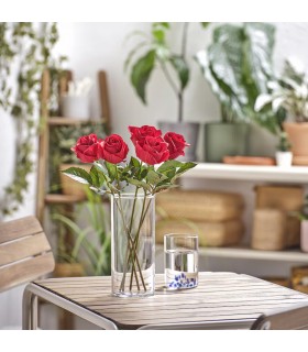 شاخه گل رز قرمز ایکیا مدل SMYCKA