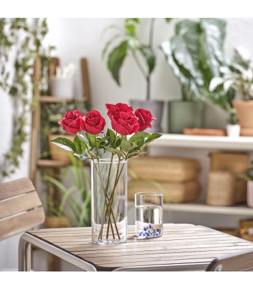 شاخه گل رز قرمز ایکیا مدل SMYCKA