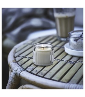 شمع معطر ایکیا مدل JÄMLIK وانیلی