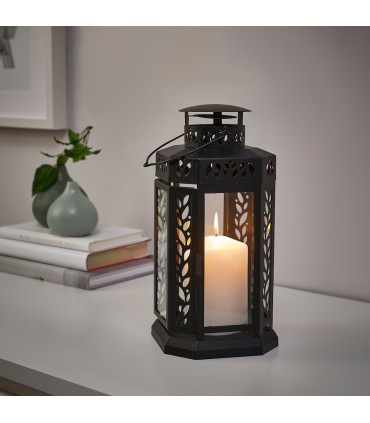 فانوس ایکیا مدل ENRUM رنگ مشکی