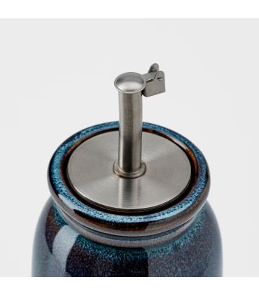 ظرف روغن و آبلیمو ایکیا مدل BRUGDHAJ رنگ آبی