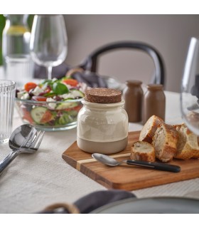 بانکه سرامیکی ایکیا مدل BRUGDHAJ رنگ بژ