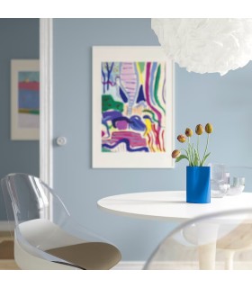 گلدان و آبپاش ایکیا مدل CHILIFRUKT آبی تیره