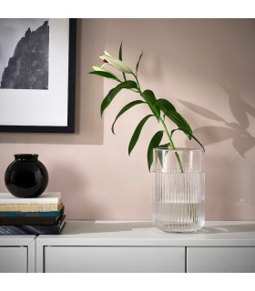 گلدان شیشه ایی طلایی ایکیا مدل GRADVIS