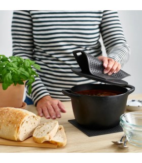 زیر قابلمه ایکیا مدل SANDVIVA رنگ مشکی