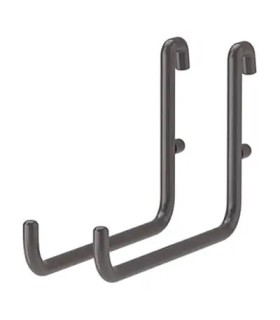 ست ۲ تایی قلاب پگ بورد ایکیا مدل SKÅDIS رنگ زغالی