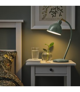 چراغ مطالعه ایکیا مدل RÖDFLIK سبز خاکستری