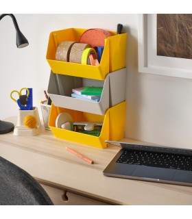 نظم دهنده رومیزی و دیواری ایکیا مدل FODERTRÅG خاکستری روشن