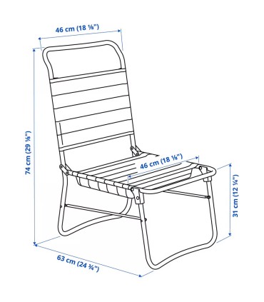 صندلی تاشو مسافرتی ایکیا مدل STRANDÖN