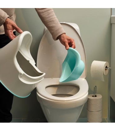 توالت فرنگی کودک ایکیا مدل LOCKIG رنگ فیروزه ایی